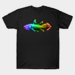 Rainbow Coelacanth Fish T-Shirt